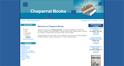 Desktop Screenshot of chaparralbooks.com