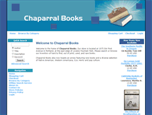 Tablet Screenshot of chaparralbooks.com